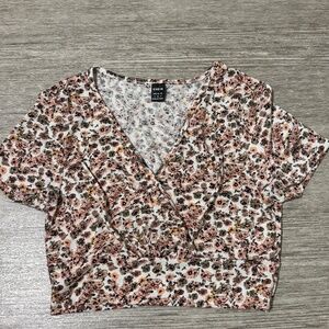 Floral Cropped top SHEIN